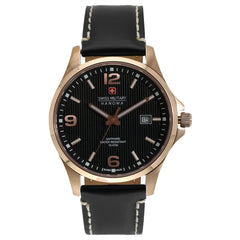 SWISS MILITARY OBSERVER Analogue Black Round Dial Men's Watch - SM14588MSRBK.H02S