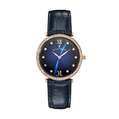 JACQUES DU MANOIR Cocktail Swiss Made Analogue Blue Round Dial Women's Watch- SOR.01