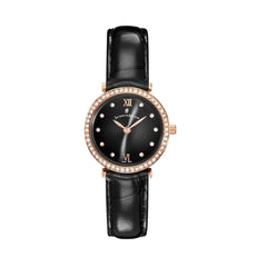 JACQUES DU MANOIR Cocktail Swiss Made Analogue Black Round Dial Women's Watch- SOR.06