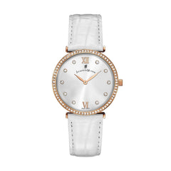 JACQUES DU MANOIR Cocktail Swiss Made Analogue Silver Round Dial Women's Watch- SOR.09