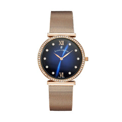 JACQUES DU MANOIR Cocktail Swiss Made Analogue Blue Round Dial Women's Watch- SORMI.01