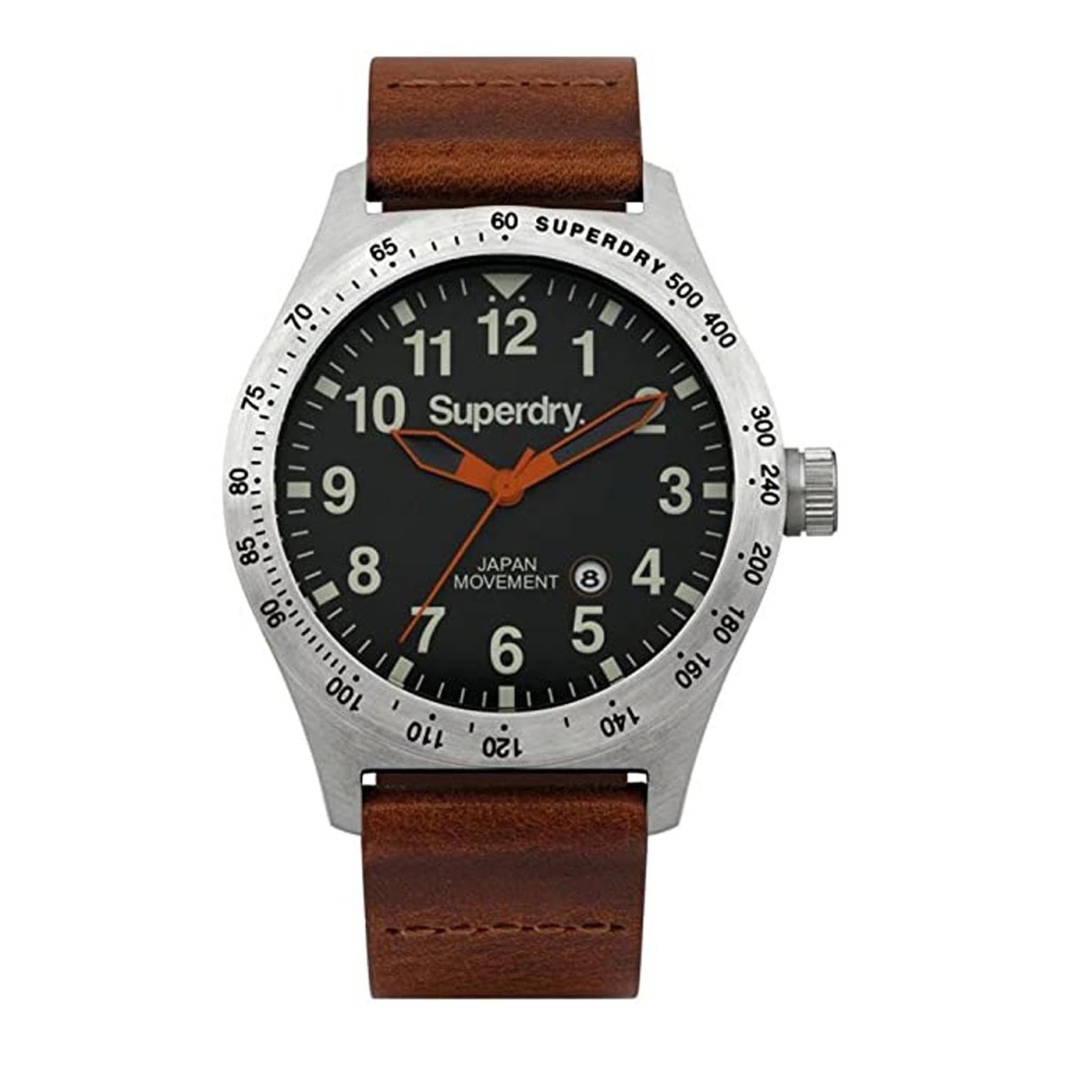 Superdry TRITON Quartz Black Round Dial Men's Watch - SYG105TWA