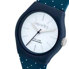 Superdry URBAN MICRO Quartz White Round Dial Women's Watch - SYG166UW