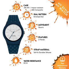 Superdry URBAN MICRO Quartz White Round Dial Women's Watch - SYG166UW