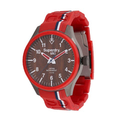 Superdry Scuba Ski Quartz Brown Round Dial Men's Watch - SYG185R