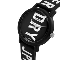 Superdry CAMPUS BLOCK Quartz Black Round Dial Women's Watch - SYG196BBW