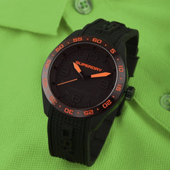 Superdry Navigator Pop Quartz Black Round Dial Men's Watch - SYG213BB