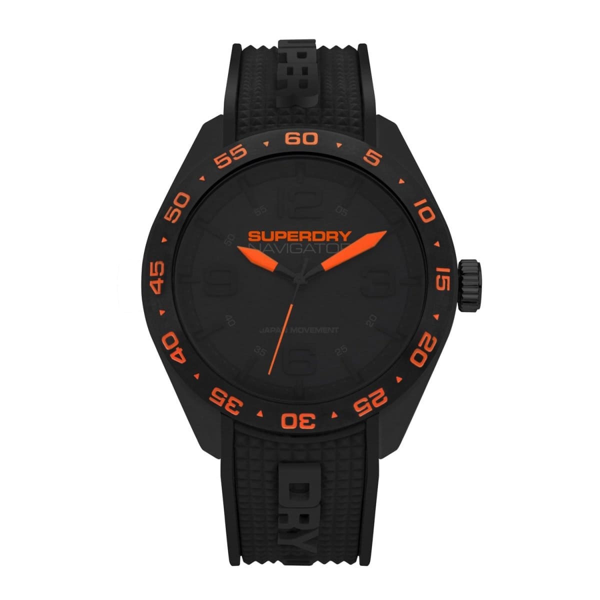 Superdry Navigator Pop Quartz Black Round Dial Men's Watch - SYG213BB