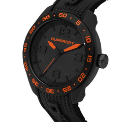 Superdry Navigator Pop Quartz Black Round Dial Men's Watch - SYG213BB