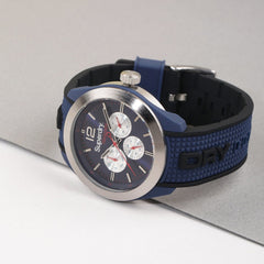 Superdry Navigator Posh Multifunction Blue Round Dial Men's Watch- SYG215UB