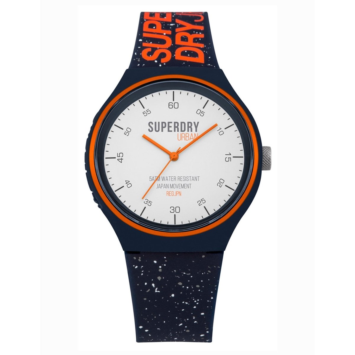Superdry Urban Xl Fleck Quartz White Round Dial Men's Watch - SYG227U