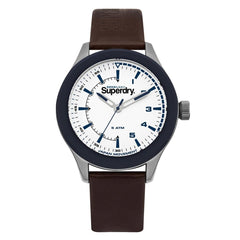 Superdry REBEL CHALLENGER Quartz White Round Dial Men's Watch - SYG231BR