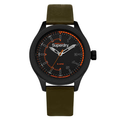 Superdry REBEL CHALLENGER Quartz Black Round Dial Men's Watch - SYG231NB