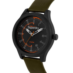 Superdry REBEL CHALLENGER Quartz Black Round Dial Men's Watch - SYG231NB