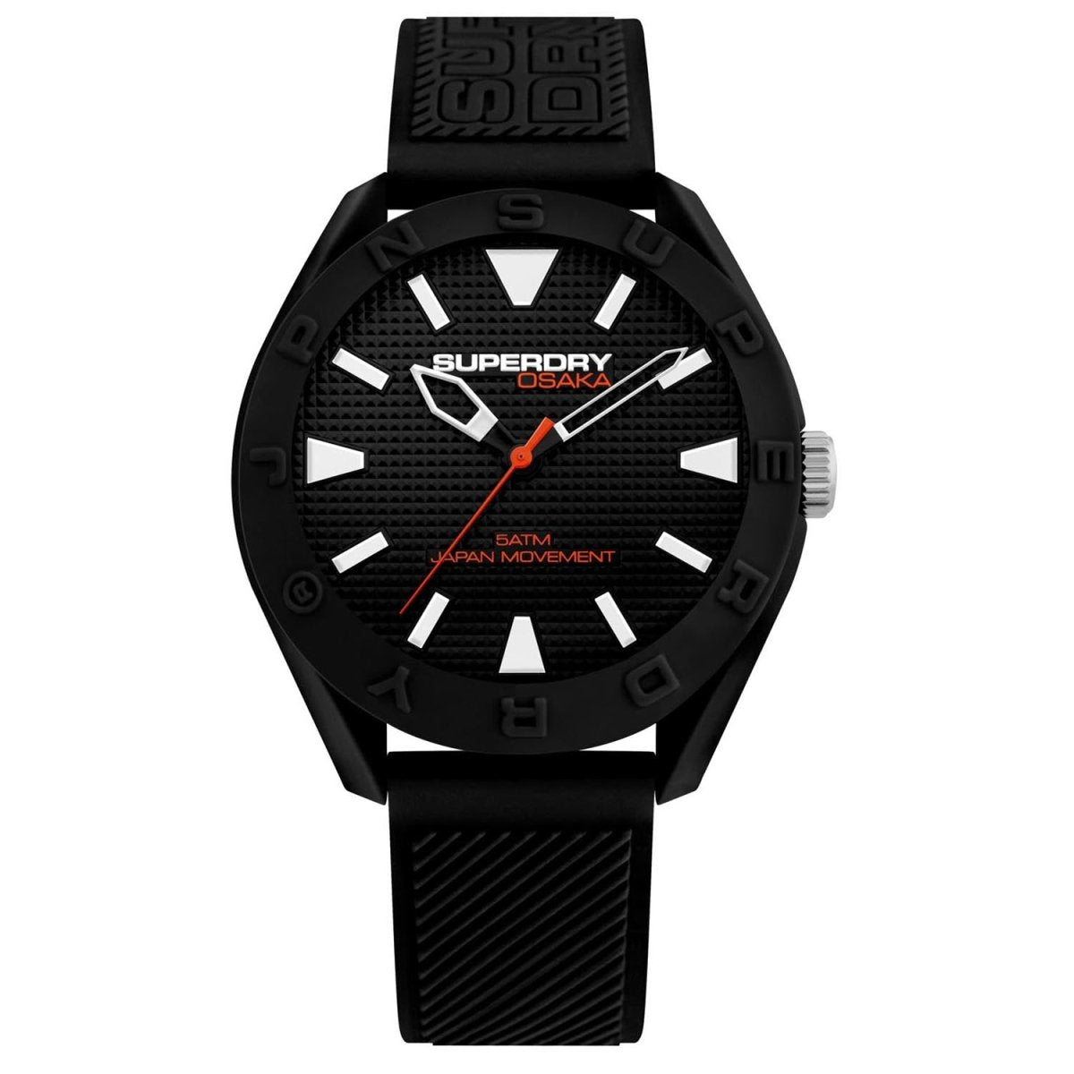 Superdry OSAKA Quartz Black Round Dial Men's Watch - SYG243B