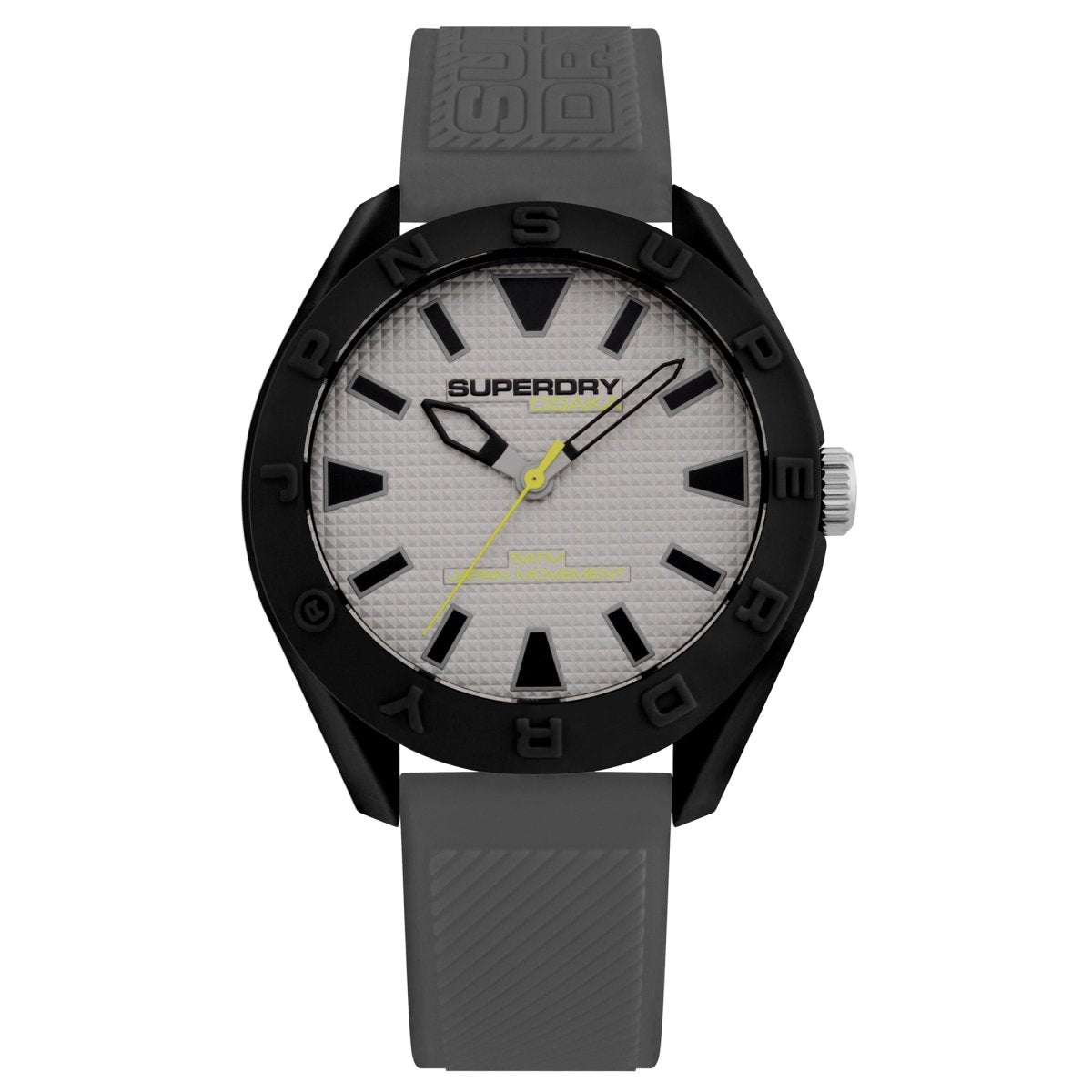 Superdry OSAKA Analog Grey Round Dial Men's Watch- SYG243EE