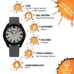 Superdry OSAKA Analog Grey Round Dial Men's Watch- SYG243EE