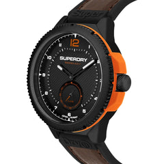 Superdry MARKSMAN SPORT Analog Black Round Dial Men's Watch- SYG285BR
