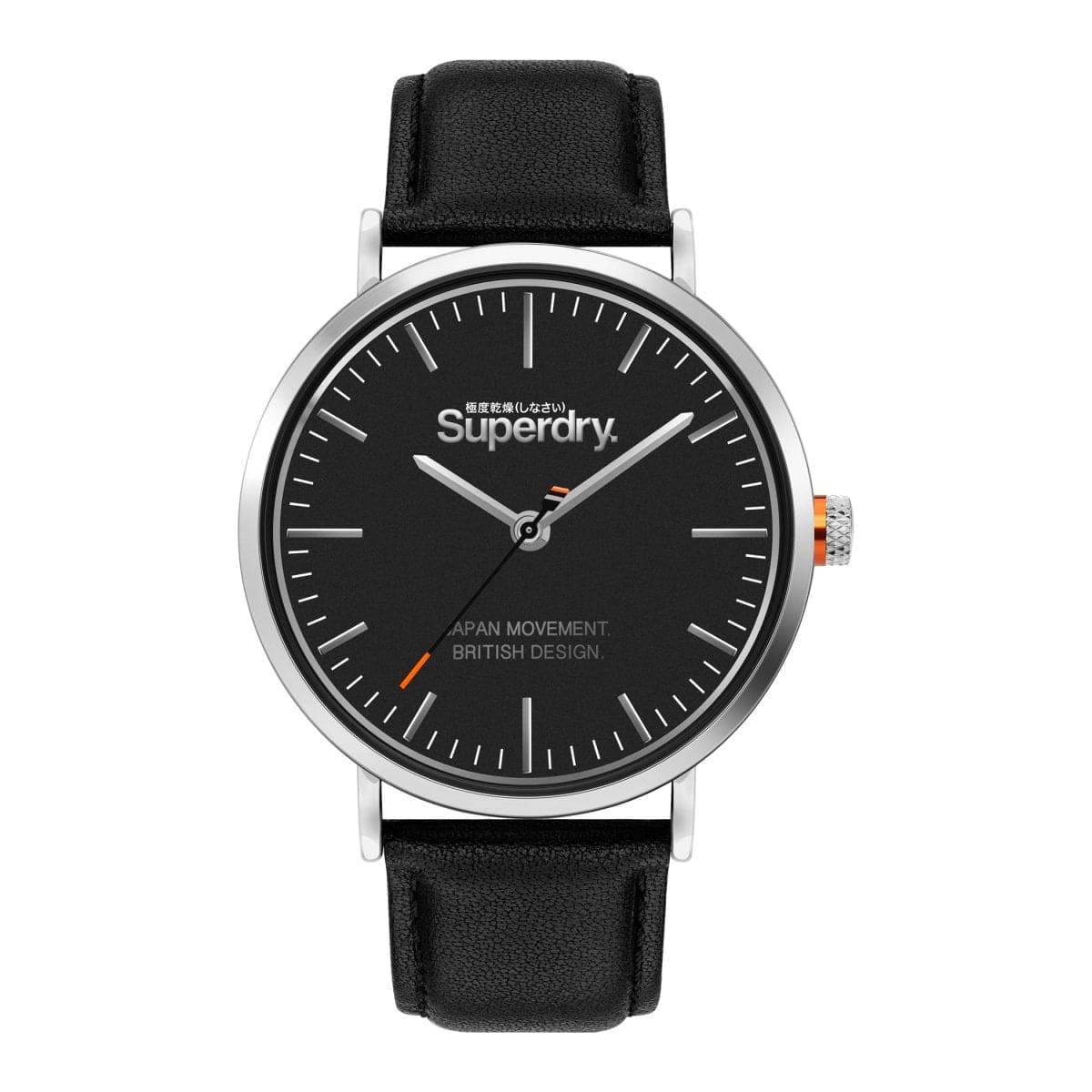 Superdry Oxford Analog Black Round Dial Men's Watch- SYG287B