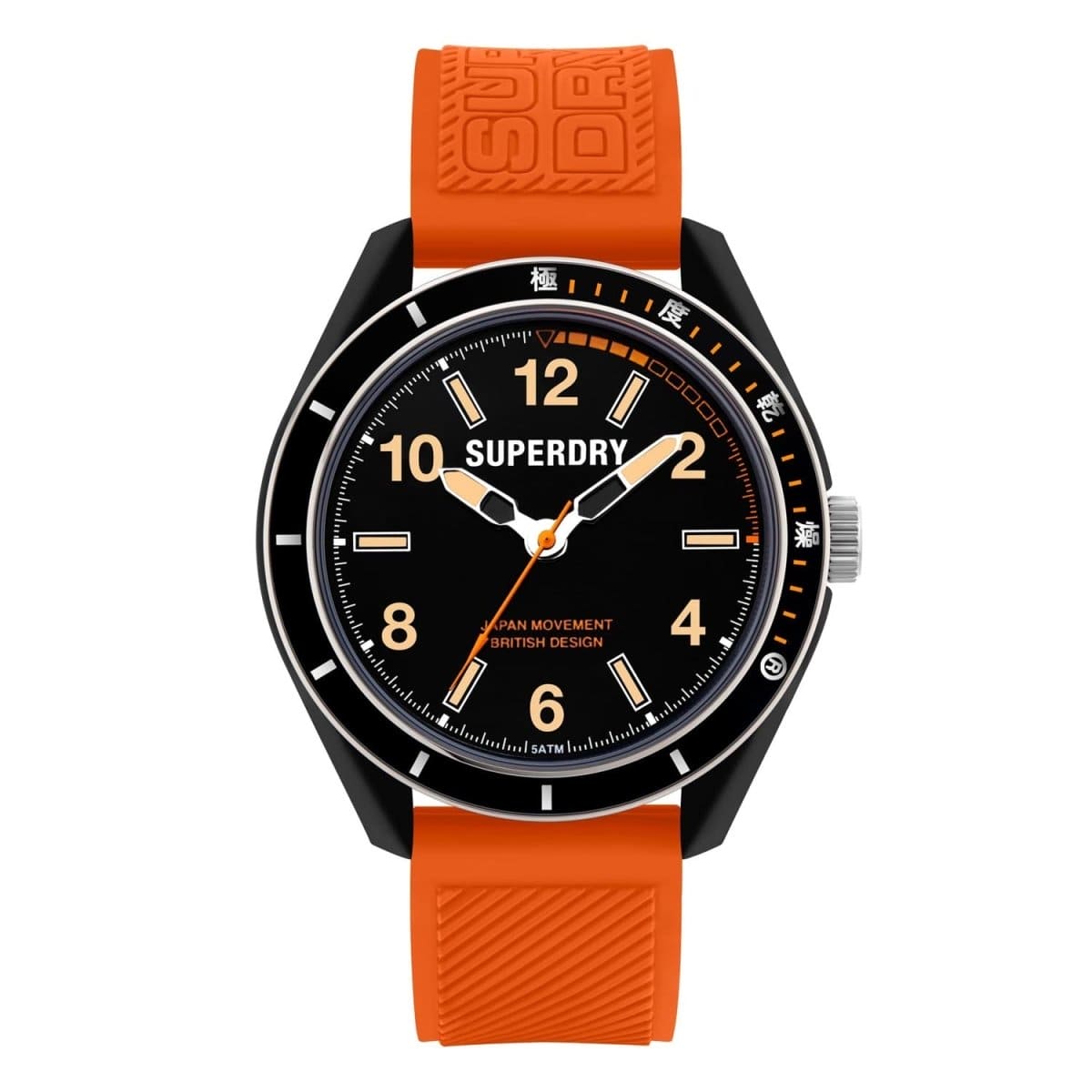 Superdry OSAKA DIVE Quartz Black Round Dial Men's Watch - SYG304O