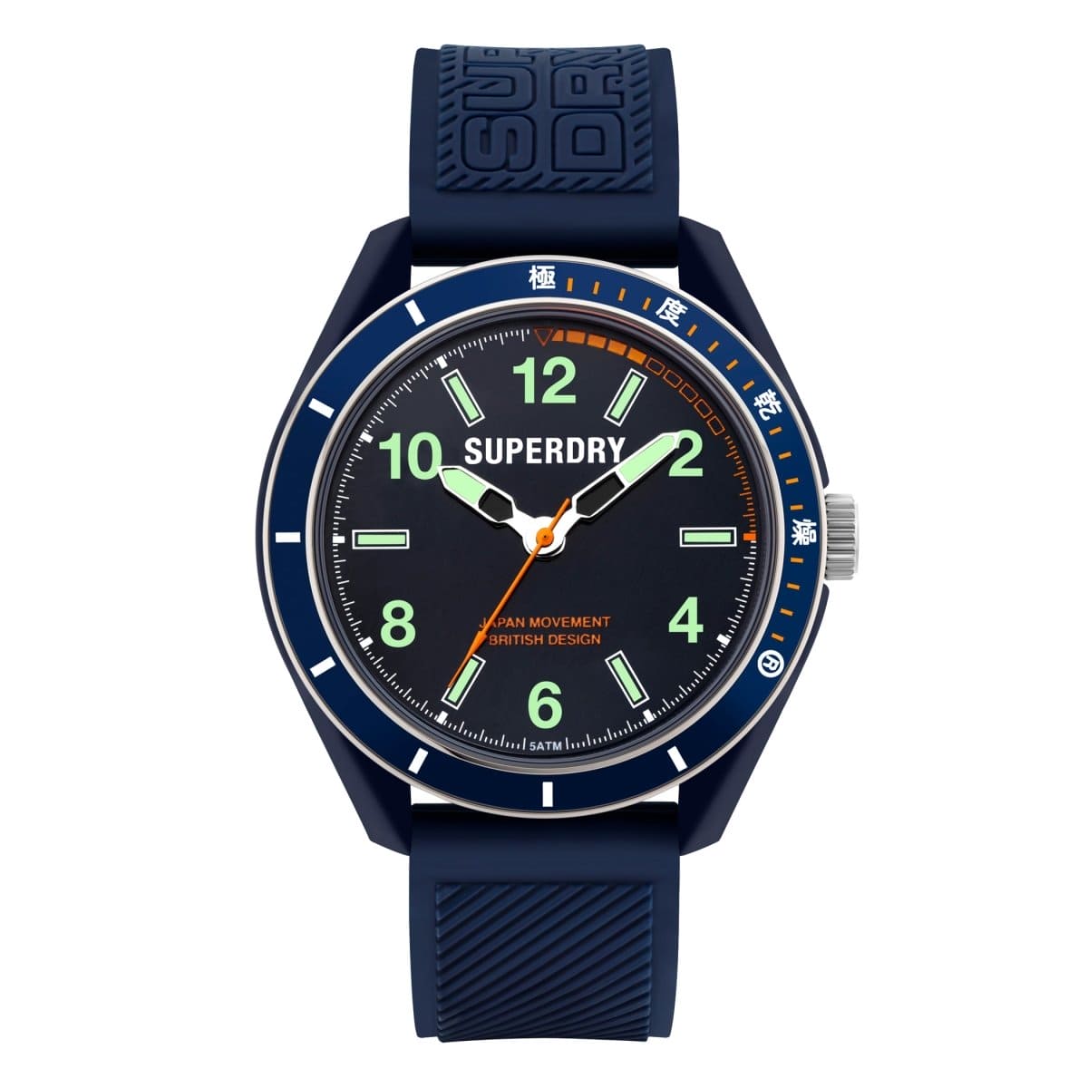 Superdry OSAKA DIVE Analog Blue Round Dial Men's Watch- SYG304U