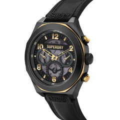 Superdry ADVENTURER MULTI Multifunction Black Round Dial Men's Watch- SYG307B