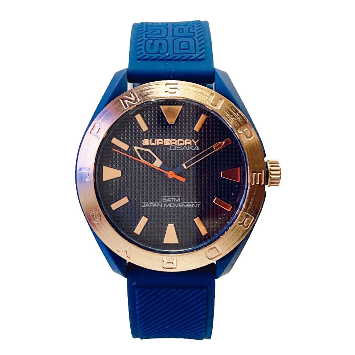 Superdry OSAKA Quartz Blue Round Dial Men's Watch - SYG352U