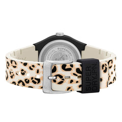 Superdry URBAN LEOPARD Quartz Gold Round Dial Women's Watch - SYL299GB