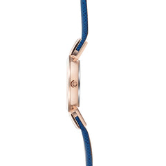 OBAKU SIV NAVY Quartz MOP Round Dial Women's Watch -V129LXVLRA