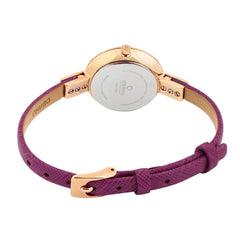OBAKU SIV CHERRY Quartz MOP Round Dial Women's Watch -V129LXVQRD