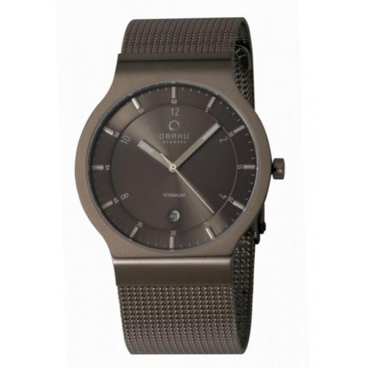 Obaku Harmony Quartz Black Round Dial Men's Watch- V133XTJMJ