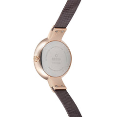 OBAKU HIMMEL WALNUT Quartz Brown Round Dial Women's Watch -V167LXVNMN