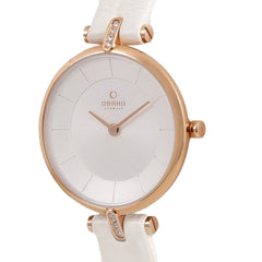 OBAKU PEARL Quartz Silver Round Dial Women's Watch -V168LEVIRW