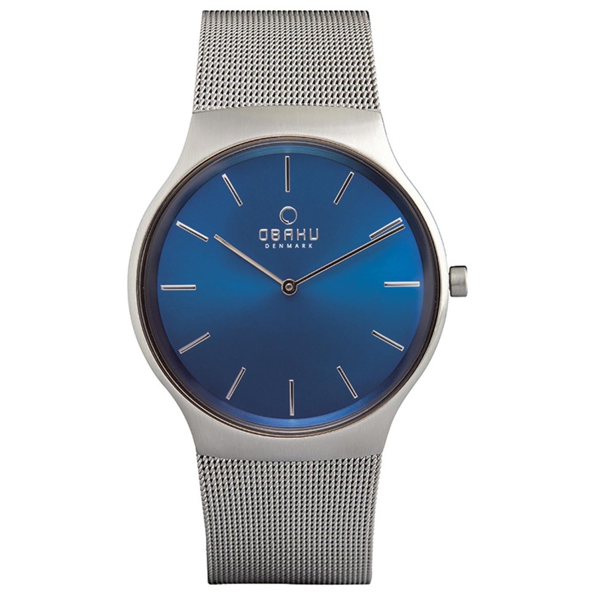 OBAKU Rolig Cyan Quartz Blue Round Dial Men's Watch- V178GXCLMC
