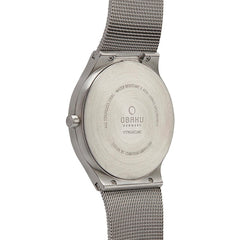 OBAKU Rolig Cyan Quartz Blue Round Dial Men's Watch- V178GXCLMC