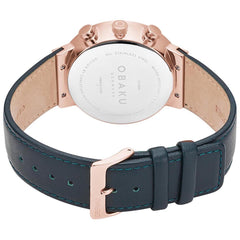 Obaku Storm Green Chronograph Green Round Dial Men's Watch- V180GCVERE