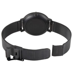 OBAKU Toft Charcoal Quartz Black Round Dial Men's Watch- V181GDBBMB