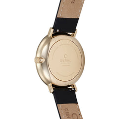 OBAKU TOFT MOON Quartz White Round Dial Men's Watch -V181GDGWRB