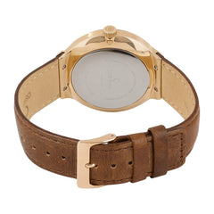 OBAKU TOFT MAHOGANY Quartz White Round Dial Men's Watch -V181GDVWRN