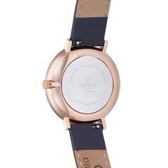 Obaku Vest Pebble Quartz Grey MOP Round Dial Women's Watch- V186LXVJRJ