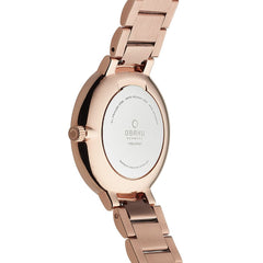 OBAKU GLAD NUT Quartz MOP Dial Women's Watch -V189LXVNSA