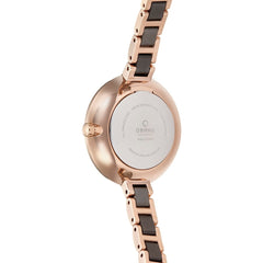 OBAKU FROST COFFEE Quartz Grey Round Dial Women's Watch -V191LEVNSV