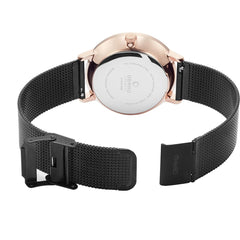 OBAKU NORDLYS 
NIGHT
SOLAR Quartz Black Round Dial Men's Watch -V222GRVBMB