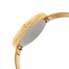 OBAKU MERIAN-WALNUT Quartz Silver Round Dial Women's Watch -V226LXVIMV