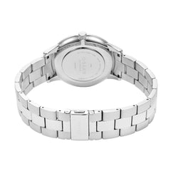OBAKU Lyng Blacksteel Quartz Black Round Dial Men's Watch- V247GXCBSC