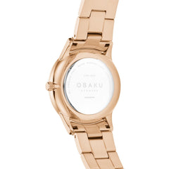 OBAKU Lyng Lille Levender Quartz MOP Round Dial Women's Watch- V247LXVVSV