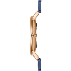 OBAKU SIVE LILLE Analog Crystal MOP Round Dial Pair Watch- V247PMVLSL