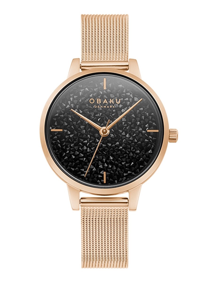 Obaku Orion Gerbera Analouge Brown Round Dial Women's Watch -  V250LXVBMV