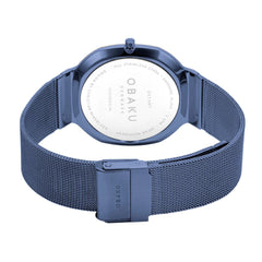 Obaku Oktant Ocean Analouge Blue Round Dial Women's Watch -  V253GXSLML