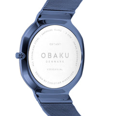 Obaku Oktant Ocean Analouge Blue Round Dial Women's Watch -  V253GXSLML